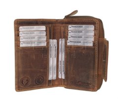 Kožená peněženka Greenburry 1815-25 hnědá