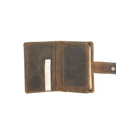 Kožená peněženka Greenburry 1642-RFID-25 hnědá