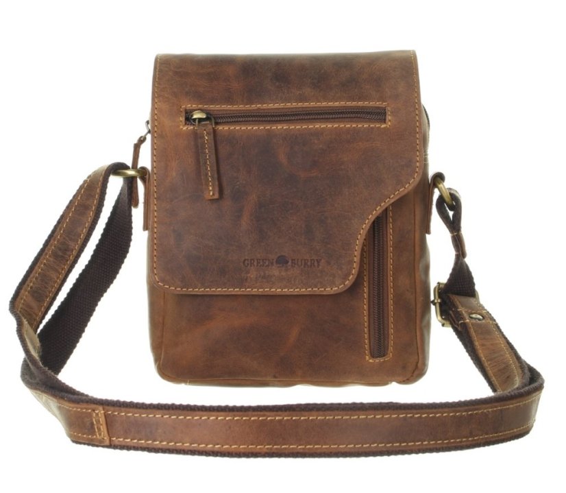 Kožená taška Greenburry Revolv. Bag Small 1694A-25