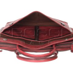 Kožená taška Greenburry Buffalo 1045/B-26 červená