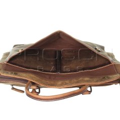 Kožená taška Greenburry Buffalo 1045/B-25 hnědá