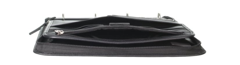 Kožená spisovka D&N 5592-01 Black