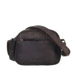 Malá kožená kabelka Greenburry 2062-22 tobacco