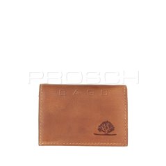 Kožená mini peněženka RFID Greenburry 1093-24 Teak