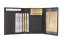 Kožená dokladovka Greenburry 1794B-RFID-20 Black