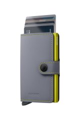 Miniwallet Secrid Matte MM-Grey & Lime
