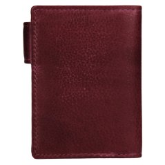 Kožený vizitkář Lagen RX-11/D Plum/Fuchsia