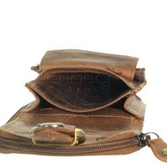 Kožená kapsa na opasek Greenburry 326-25 hnědá