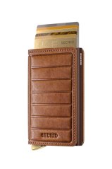 Slimwallet Secrid Emboss Lines SEl-Cognac+