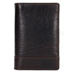 Kožená dokladovka LAGEN V-60/T tmavě hnědá