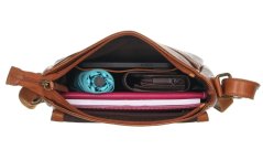 Kožená crossbody kabelka Greenburry Colum. 2504-24