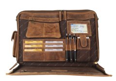 Kožená aktovka na notebook Greenburry 1718-25