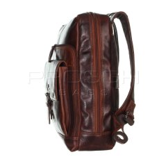 Kožený batoh Greenburry BTK 1307-25 cognac
