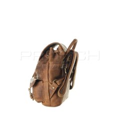 Kožený batoh Greenburry 1711S-25 hnědý