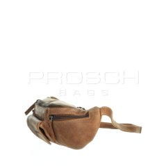 Kožená ledvinka GREEN BURRY 1743-25 hnědá