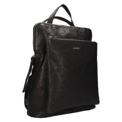 Dámský kožený batoh/kab. Lagen BLC-22/1908 černý