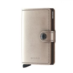 Miniwallet Secrid Metallic Bronze