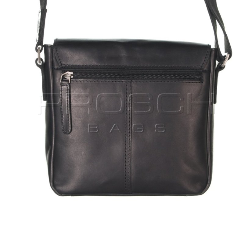 Kožená taška Greenburry 1108-20 Black