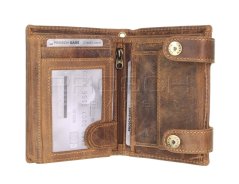 Kožená peněženka s řetězem Greenburry 1796A-Truck