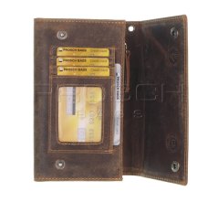 Kožená peněženka Greenburry 1820-S-25 Brown