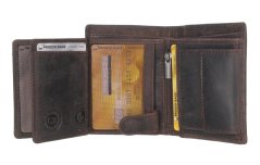 Kožená peněženka Greenburry Revival 1938-22 hnědá