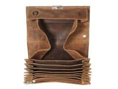 Kožená kasírka Greenburry1785-25 hnědá