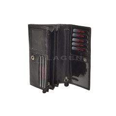 Dámská kožená peněženka LAGEN PWL-388/T černá
