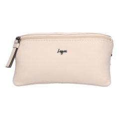 Dámská kožená ledvinka Lagen LG-028 béžová