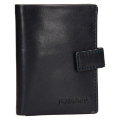Kožený vizitkář Lagen TS-703 Navy