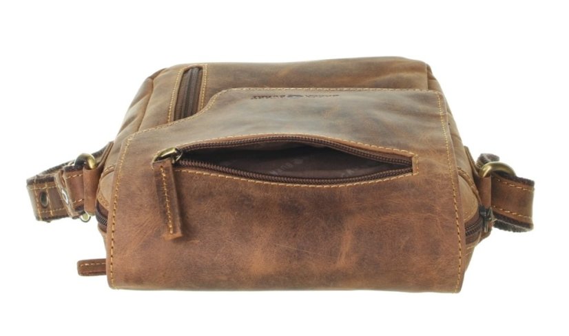 Kožená taška Greenburry Revolv. Bag Small 1694A-25