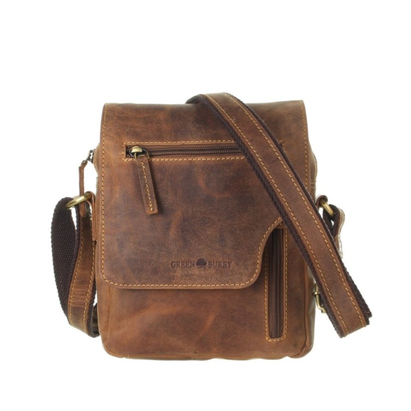 Kožená taška Greenburry Revolv. Bag Small 1694A-25