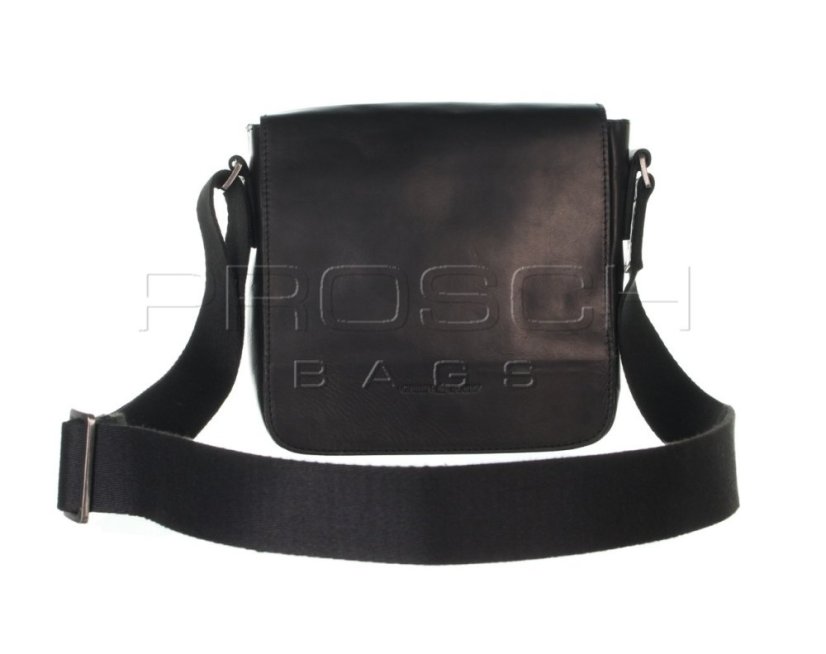 Kožená taška Greenburry 1108-20 Black