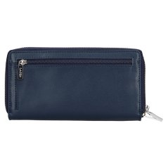 Dámská kožená peněženka LAGEN  50386 tmavě modrá
