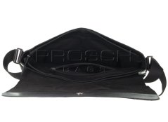 Kožená crossbody taška A4 Greenburry 1101-20 Black