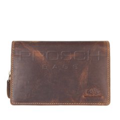 Kožená peněženka Greenburry 1607-RFID-25 hnědá