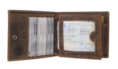 Kožená peněženka Greenburry 1672-25 hnědá