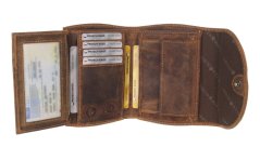 Kožená peněženka Greenburry 1772A-25 hnědá