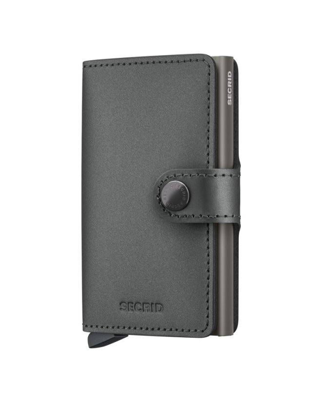 Miniwallet Secrid Matte Satin Steel