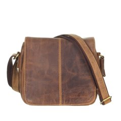 Kožená kabelka Greenburry 1724-25 hnědá