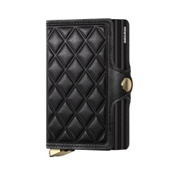 Premium Twinwallet Secrid Emboss Diamond Black