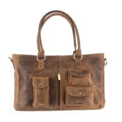 Kožená kabelka Greenburry 1916-25 hnědá