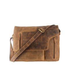 Kožená taška Greenburry Revolver Bag 1694B-25 hně