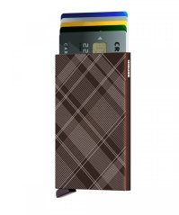 Cardprotector Secrid Laser Tartan Brown