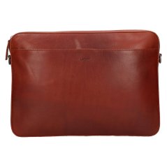 Kožená crossbody taška Lagen 12761 hnědá