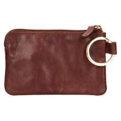 Kožená klíčenka LAGEN LM-187 hnědá