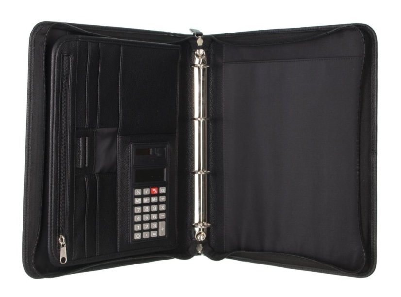 Kožená spisovka D&N 5592-01 Black