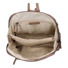 Městský kožený batůžek Lagen BLC-24-2705 taupe