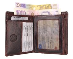 Kožená peněženka Greenburry Boston 1926-25 Ch.nut