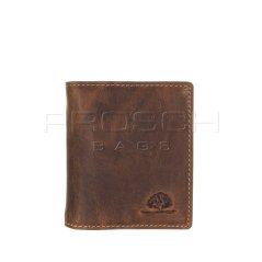 Kožená dolarovka Greenburry 1707-25 hnědá