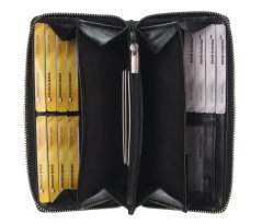 Kožená peněženka na zip Greenburry 2520-20